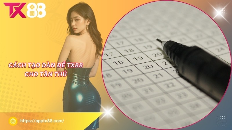 Cách tạo dàn đề TX88 cho tân thủ Cách tạo dàn đề TX88 cho tân thủ