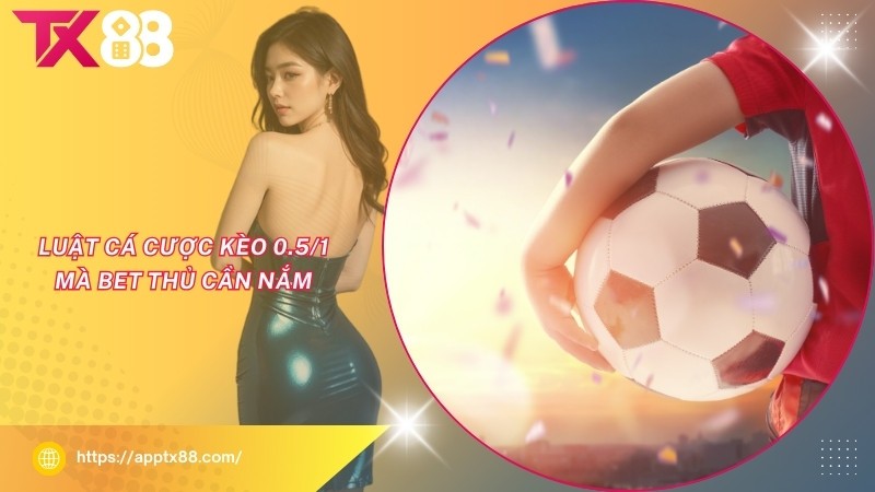 Luật cá cược kèo 0.5/1 mà bet thủ cần nắm Luật cá cược kèo 0.5/1 mà bet thủ cần nắm
